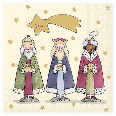 Servietten 20er Three wise kings, 33cm