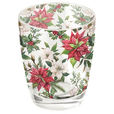 Trinkglas "Christmas florals" 250ml