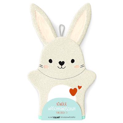 Waschhandschuh Hase 32x21cm