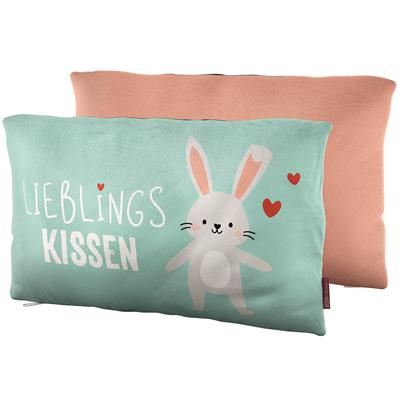 Kissen 23x40cm Hase