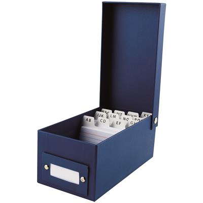 Lernbox, DIN A8, mit 12 Registern und Karteikarten