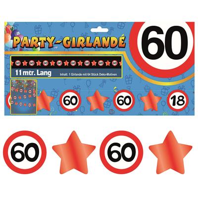Party-Sternen-Girlande "60"
