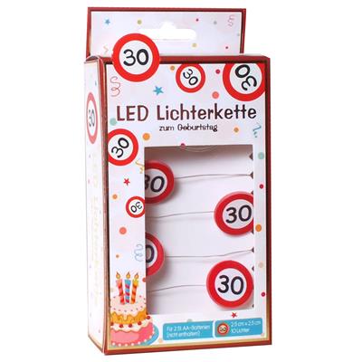 LED-Lichterkette "30", 10 Lichter