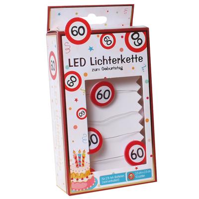 LED-Lichterkette "60", 10 Lichter