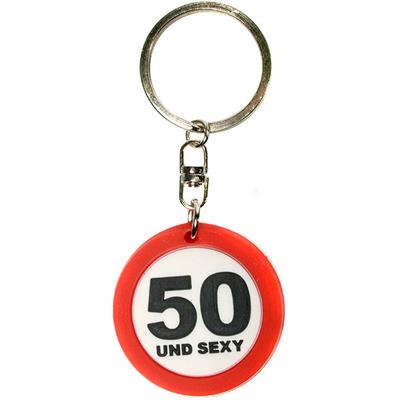 Schlüsselanhänger "50" und sexy
