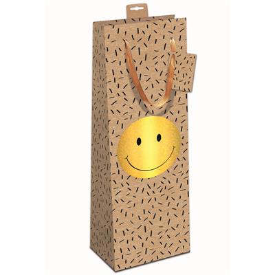 Geschenktasche "Smile" Flasche