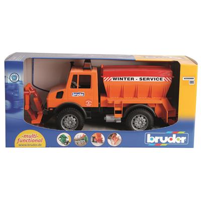 Bruder MB Unimog-Winterdienst mit Räumschild