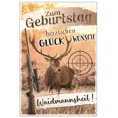 Bil. Geburtstag Jäger Hirsch