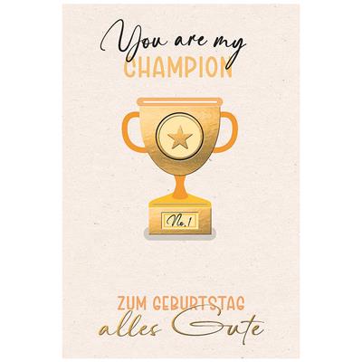Bil. Geburtstag Champion Pokal