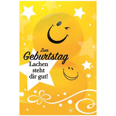 Bil. Geburtstag Große Smileys