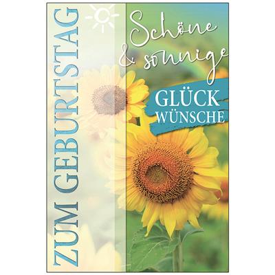 Bil. Geburtstag Sonnenblume