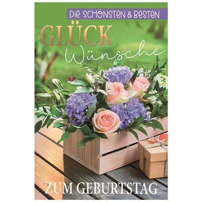 Bil. Geburtstag Blumenkiste