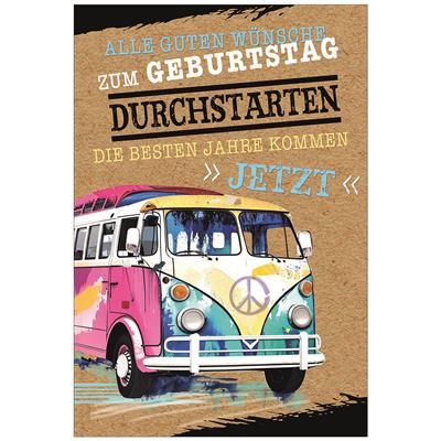 Bil. Geburtstag VW Bus
