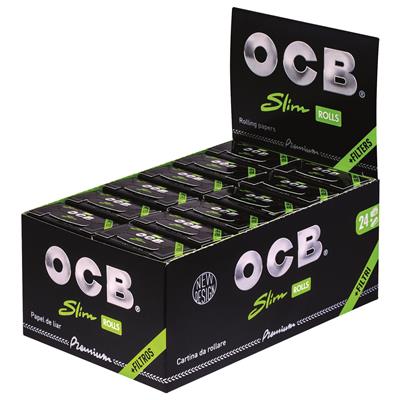 OCB Premium Rolls slim + Tips 24