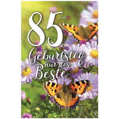 Bil. Geburtstag 85 Schmetterling