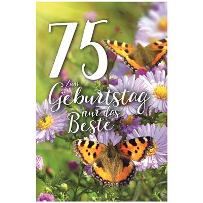 Bil. Geburtstag 75 Schmetterling