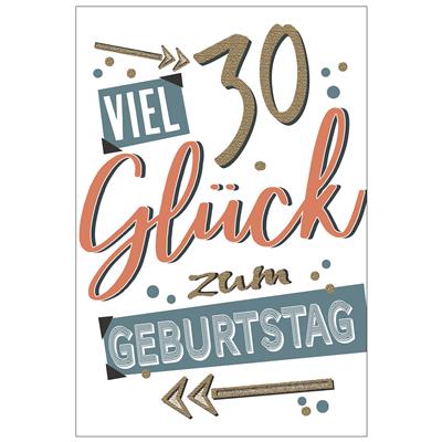 Bil. Geburtstag 30 Viel Glück