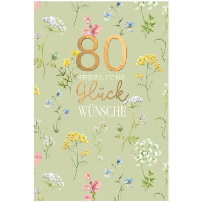 Bil. 80. Geburtstag Wald- und Wiesenblumen