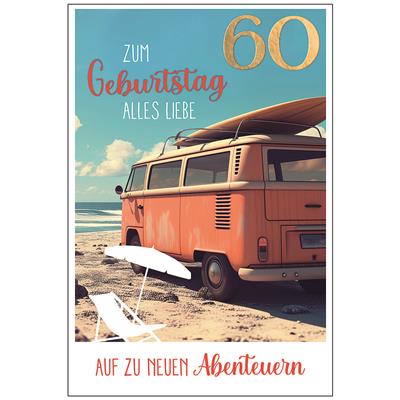 Bil. Geburtstag 60 VW Bus