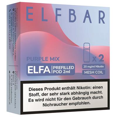 ELFA Pods Purple Mix, 20mg 2er