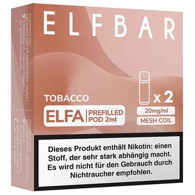 ELFA Pods Tobacco US, 20mg 2er