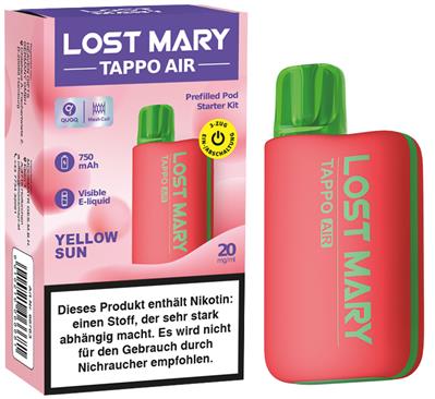 Lost Mary Tappo Red Starter Set "Yellow Sun"