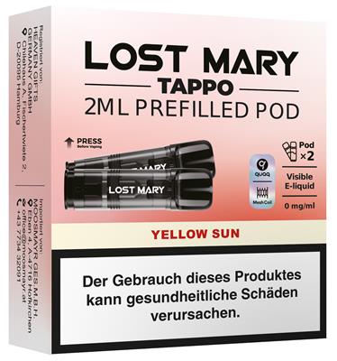 Lost Mary Tappo Pods 2er - "Yellow Sun" NF 0mg