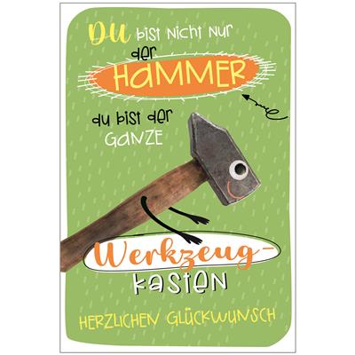 Bil. Geburtstag - Hammer mit Kulleraugen
