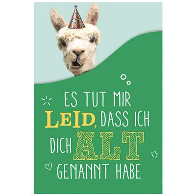 Bil. Geburtstag Lama mit Torte