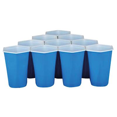 Trinkspiel "Bier-Pong" sechseckig