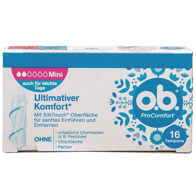 O.B. Tampon mini, 16er Pack