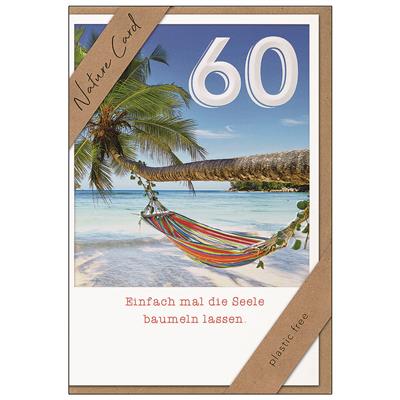 Bil. Nature Card Geburtstag 60