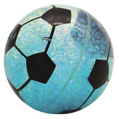 Gummiball Fussball 6cm + Licht