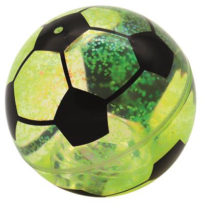 Gummiball Fussball 6cm + Licht