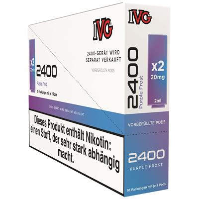 IVG 2400 Pods, 2x2ml - Purple Fresh