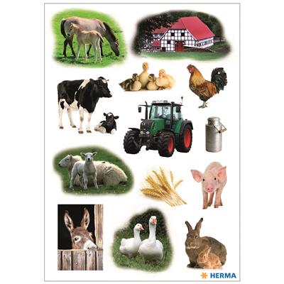 Sticker Decor Bauernhoftiere, 3 BL