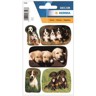 Sticker Decor Hundewelpenfotos, 3 BL