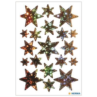 Sticker Decor Sterne Hologram, 1 BL