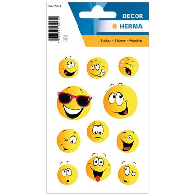 Sticker Decor Happy Face, 3 BL