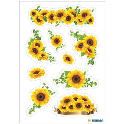 Sticker Decor Sonnenblumen, 3 BL