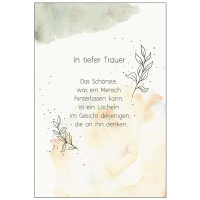 Bil. Trauer Spruch