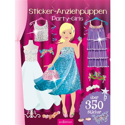 Sticker Anziehpuppen - Party Girls