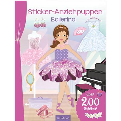 Sticker-Anziehpuppen Ballerina