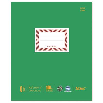 URSUS Papier Heftumschlag Quart, grün
