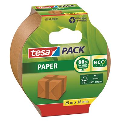 tesapack Paper ecoLogo, braun