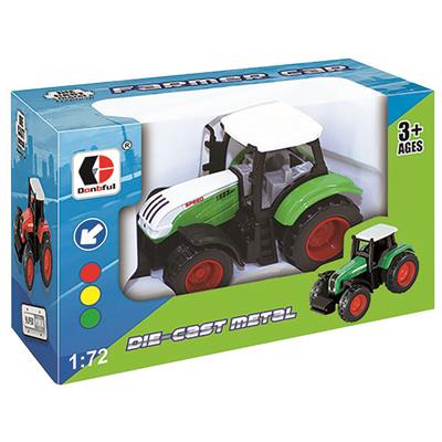 Traktor 1:72, Die-Cast 3-fach sort.