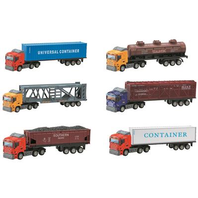 LKW Set 1:64 Die Cast, 6-fach sort.