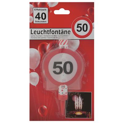 Geburtstagsfontäne Jubiläum "50"