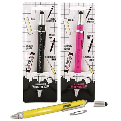 Werkzeug-Kugelschreiber m. 5 Tools