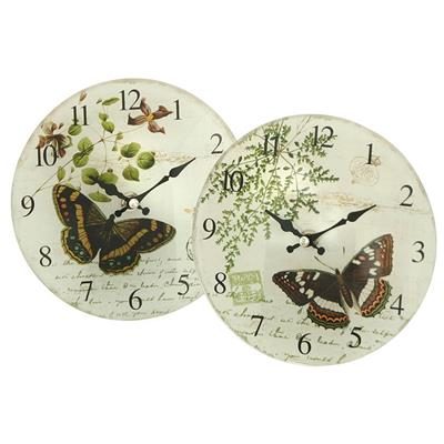 Uhr "Schmetterling" 17cm